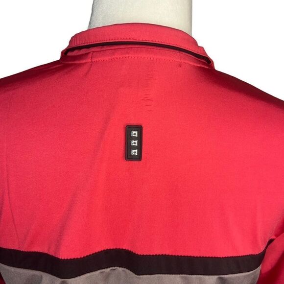 Jamie Sadock Golf Shirt. Pink and Grey with 1/4 Zipper. Short Sleeves. Sz Small - Picture 5 of 11